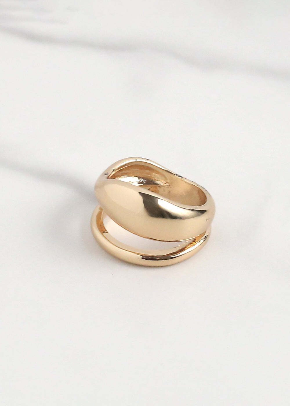Double Wave Ring