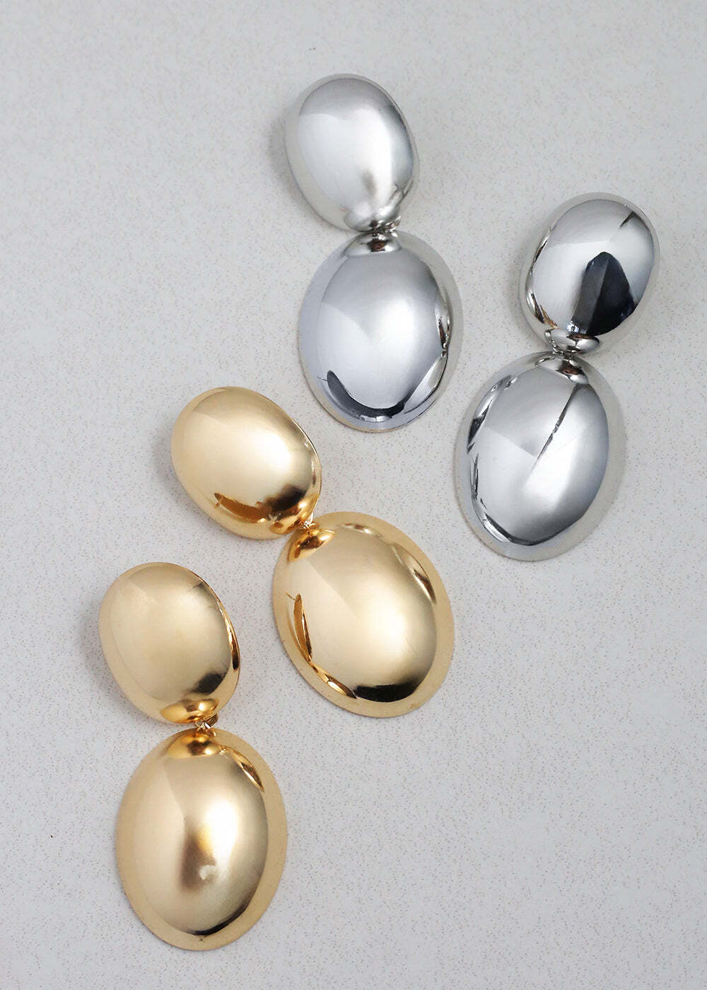 Oval Drop Earrings