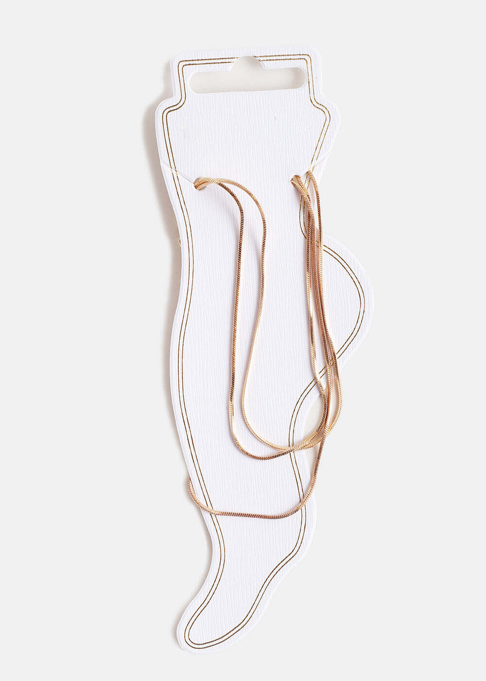 Chain Layered Anklet