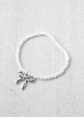 Bow Charm Beaded Bracelet