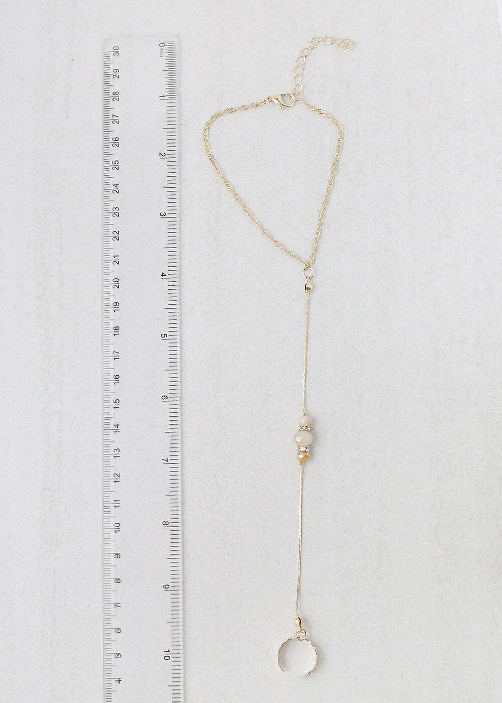 Beaded Anklet with Toe Ring