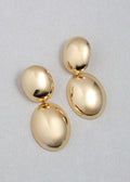 Oval Drop Earrings