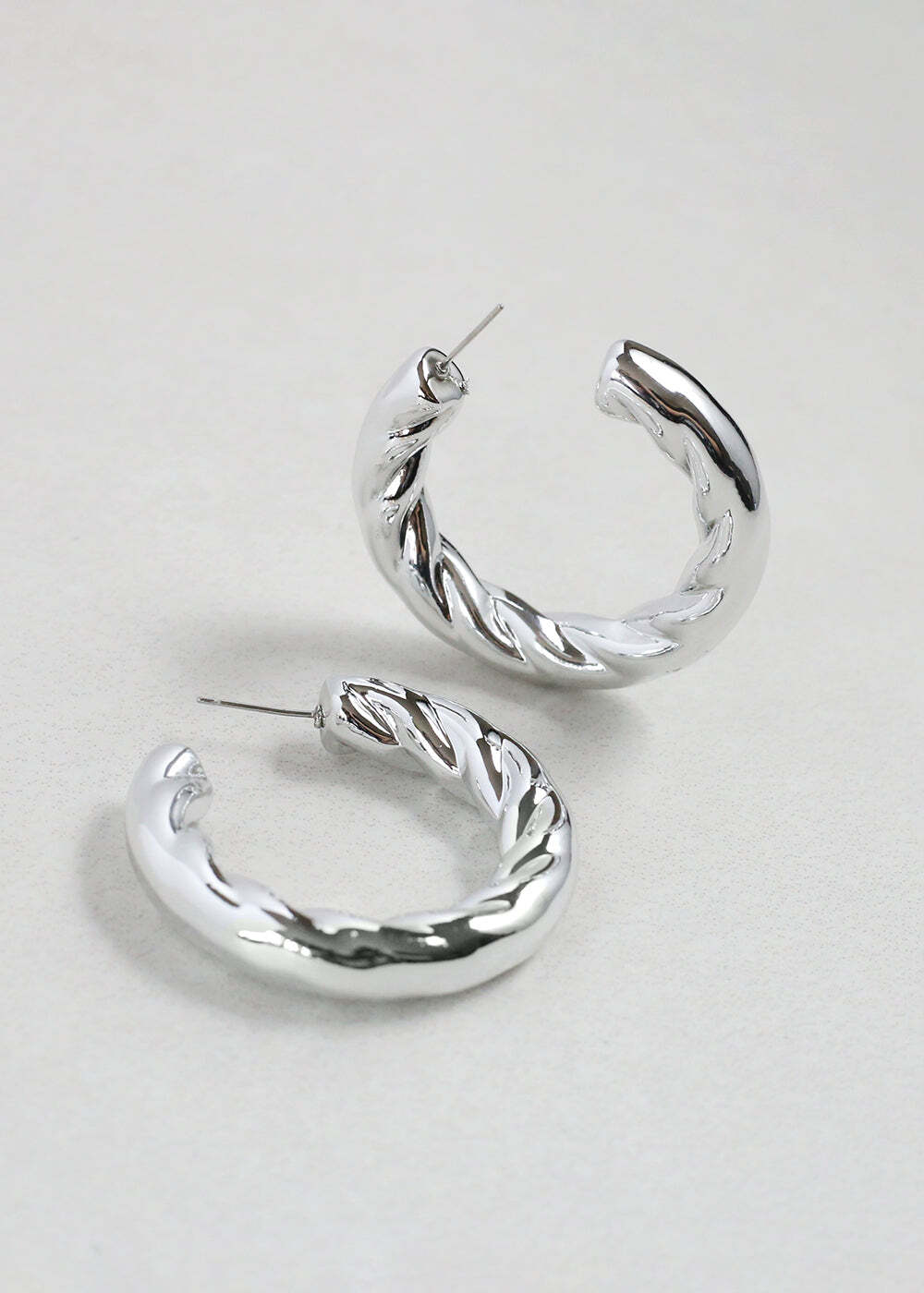 Twisted Hoop Earrings