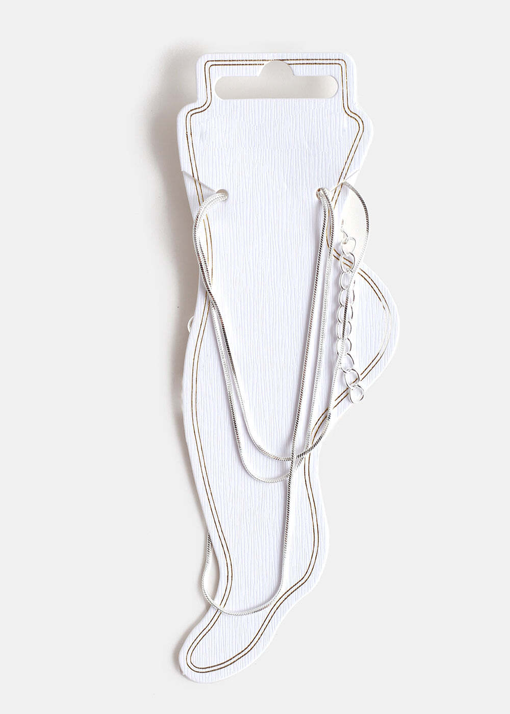 Chain Layered Anklet