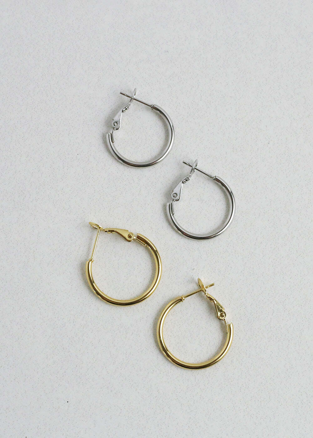 20mm Stainless Steel Hoop Earrings