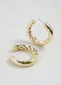 Twisted Hoop Earrings