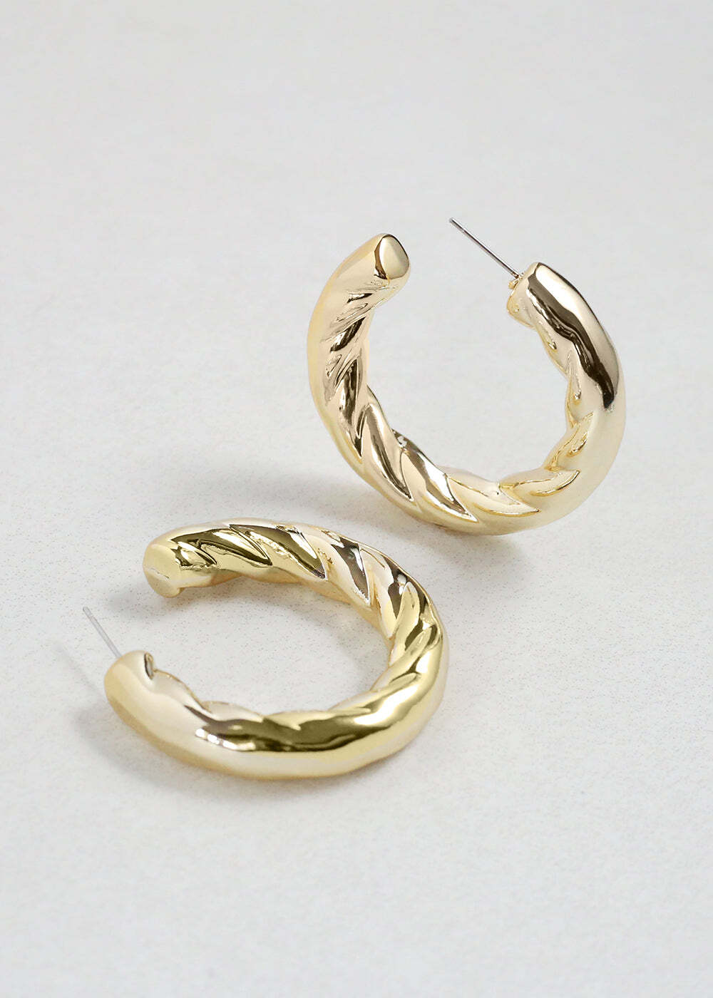 Twisted Hoop Earrings