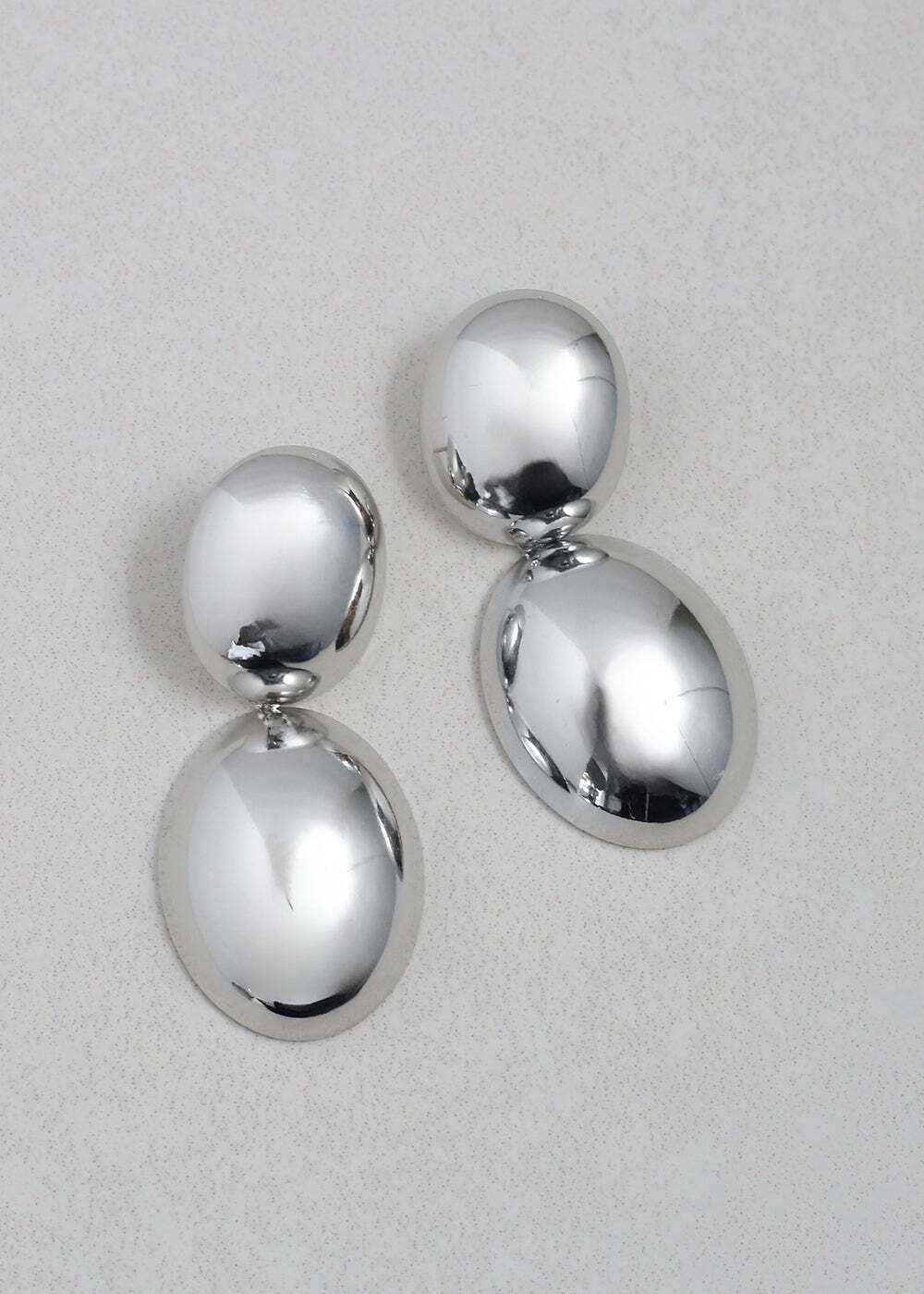 Oval Drop Earrings