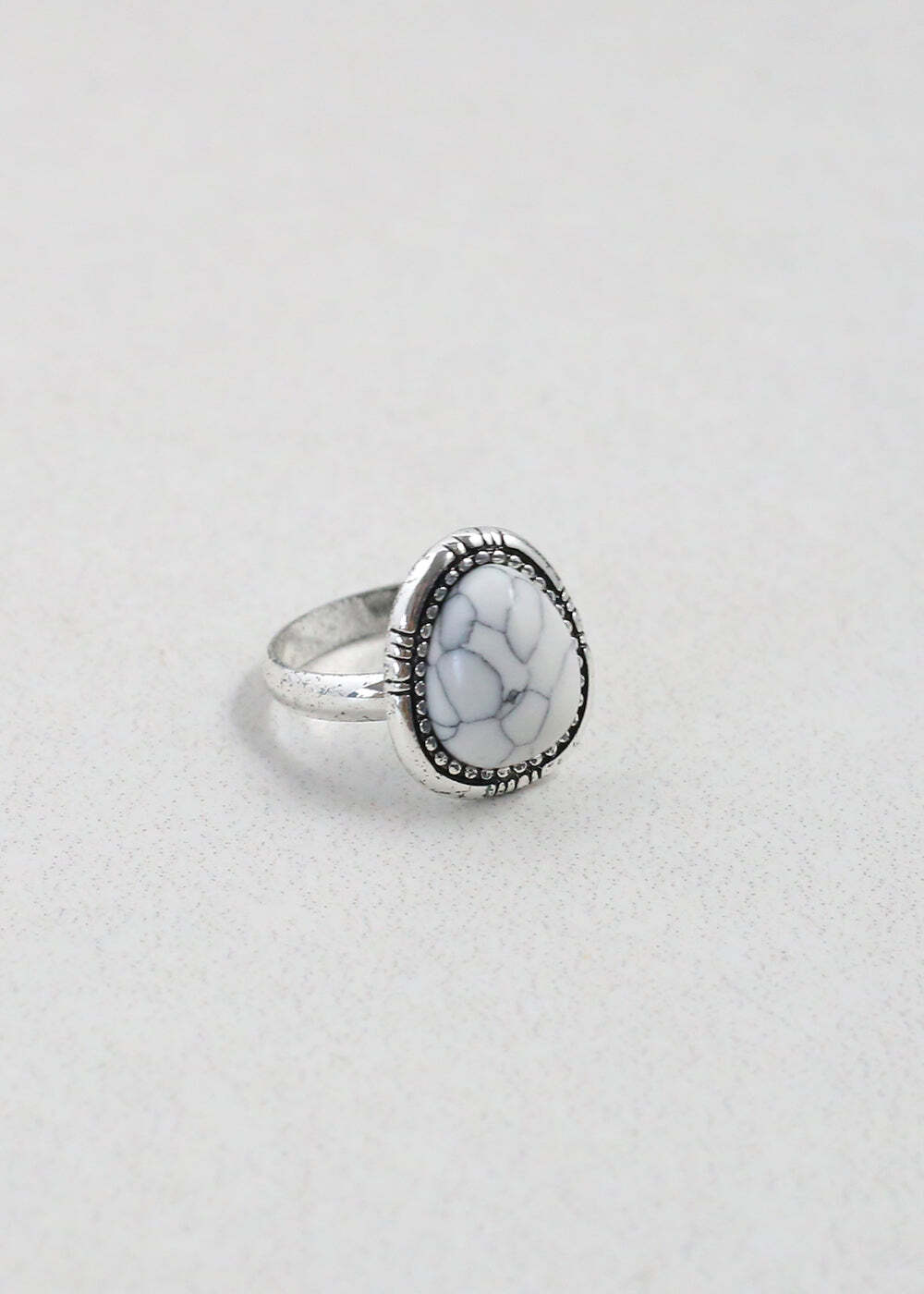 Stone Triangle Ring
